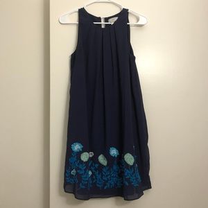 Loft purple floral dress